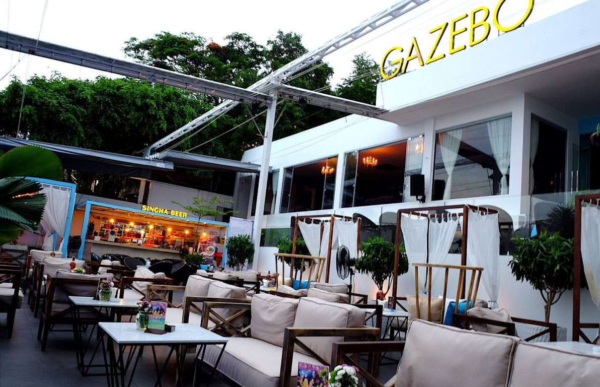 Gazebo Beach Front Lounge Cafe